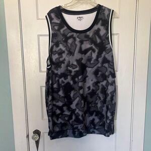 And1 Black & Gray Camo Athletic Tank with Black Trim Size 3X